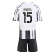 Maillot de foot Juventus Pierre Kalulu #15 Domicile vêtements enfant 2025-26 Manches Courtes (+ pantalon court)